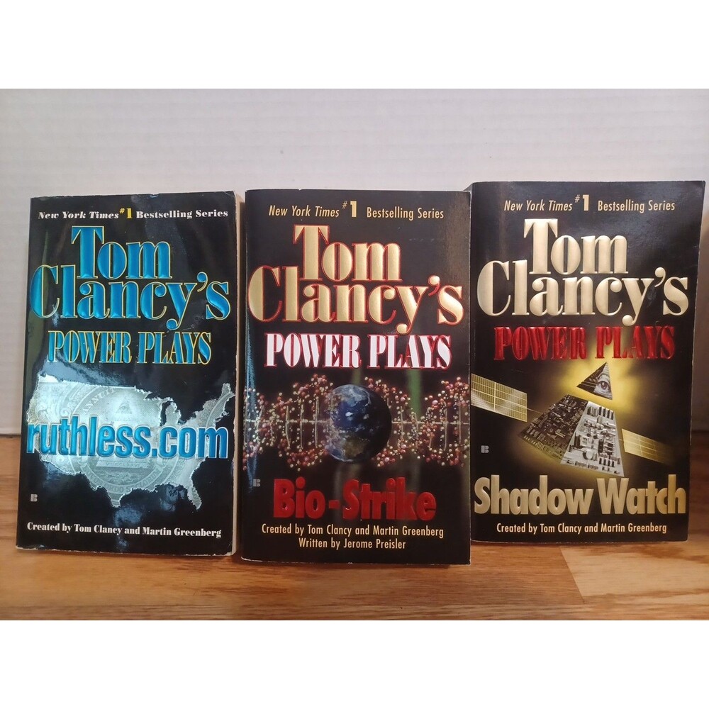Tom Clancy Lot of 3 Books - Power Play Series - Paperback
